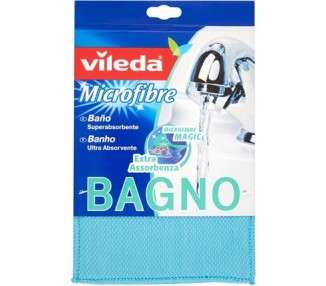 Vileda Bath Sponge, Extra Absorbent, Ideal For Bathroom Cleaning, Blue