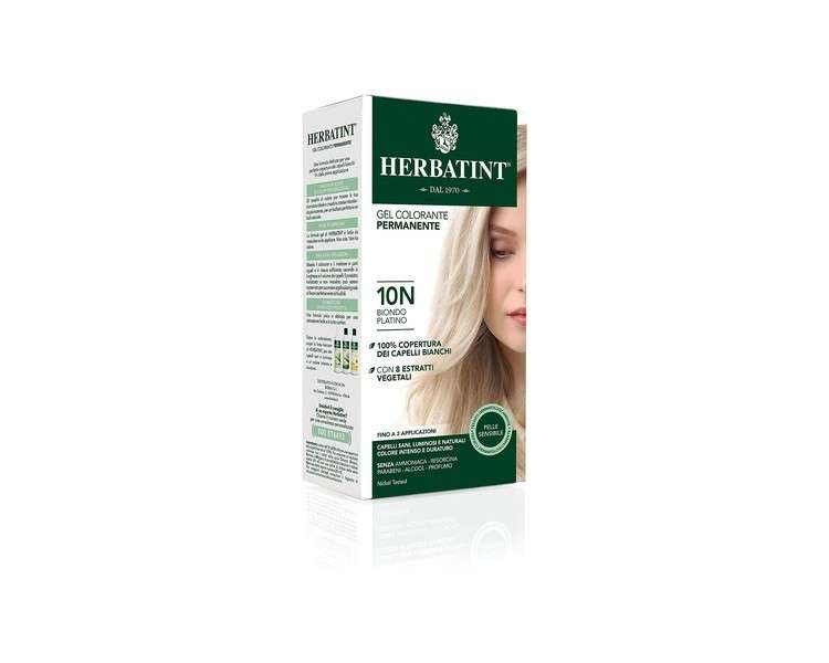 Novavis Platinum Blonde Permanent Herbal Hair Colour Gel 135ml