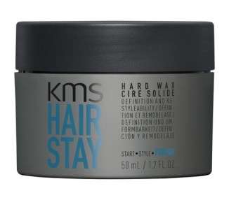 KMS Hairstay Hard Wax for All Hair Types 50ml