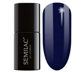 Semilac 088 UV Hybrid Nail Polish Blue Ink 7ml