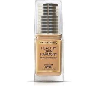 Max Factor Healthy Skin Harmony Foundation SPF 20 75 Golden 30ml