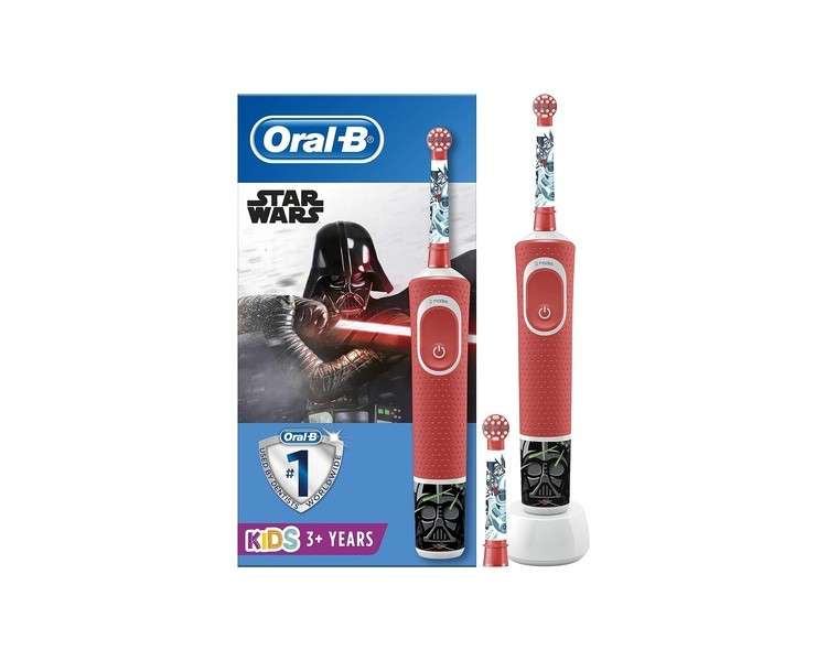 Kids Star Wars Electric Children's Toothbrush Red