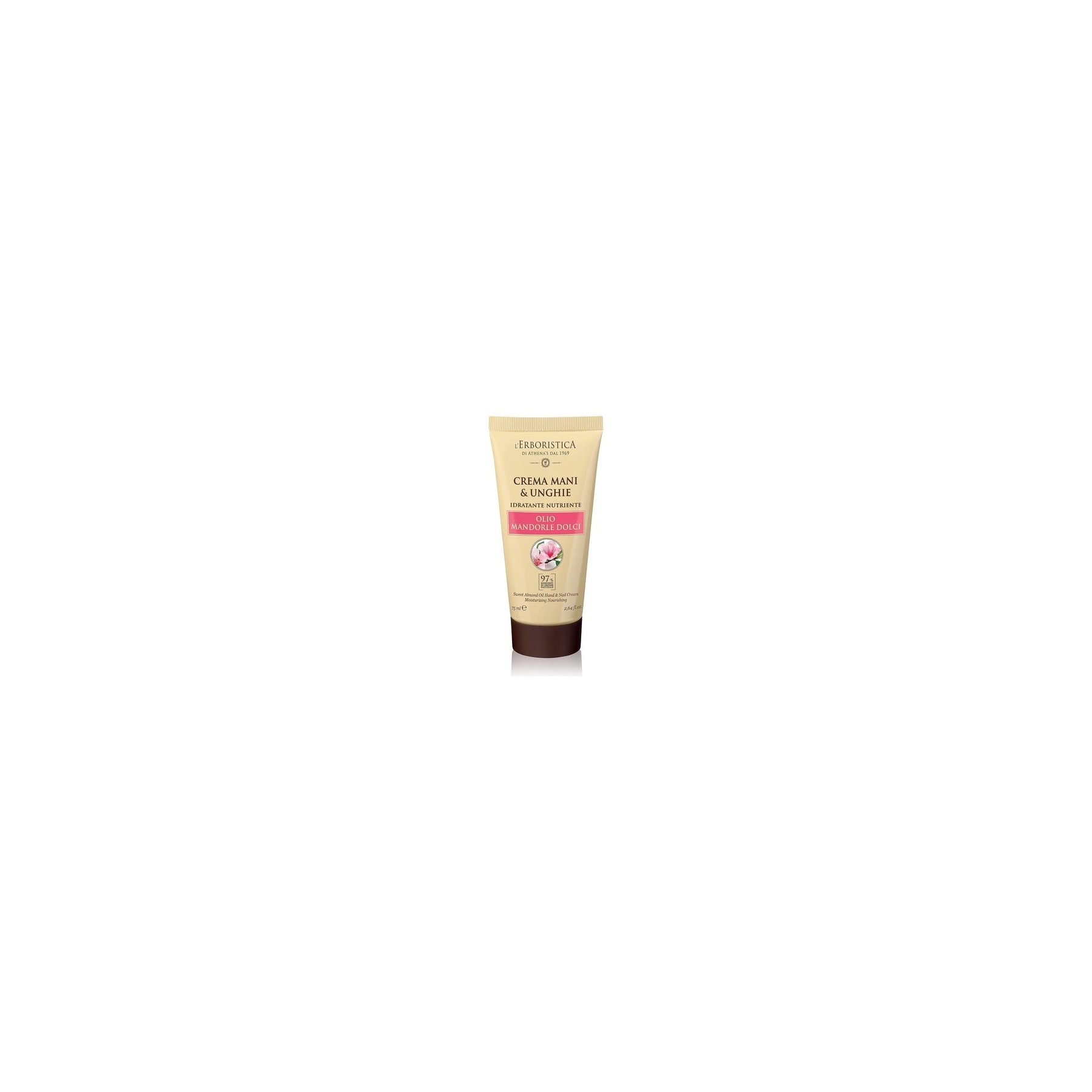 L'Erboristica di Athena's dal 1969 Hand Cream and Nail with Sweet Almond Oil 100g