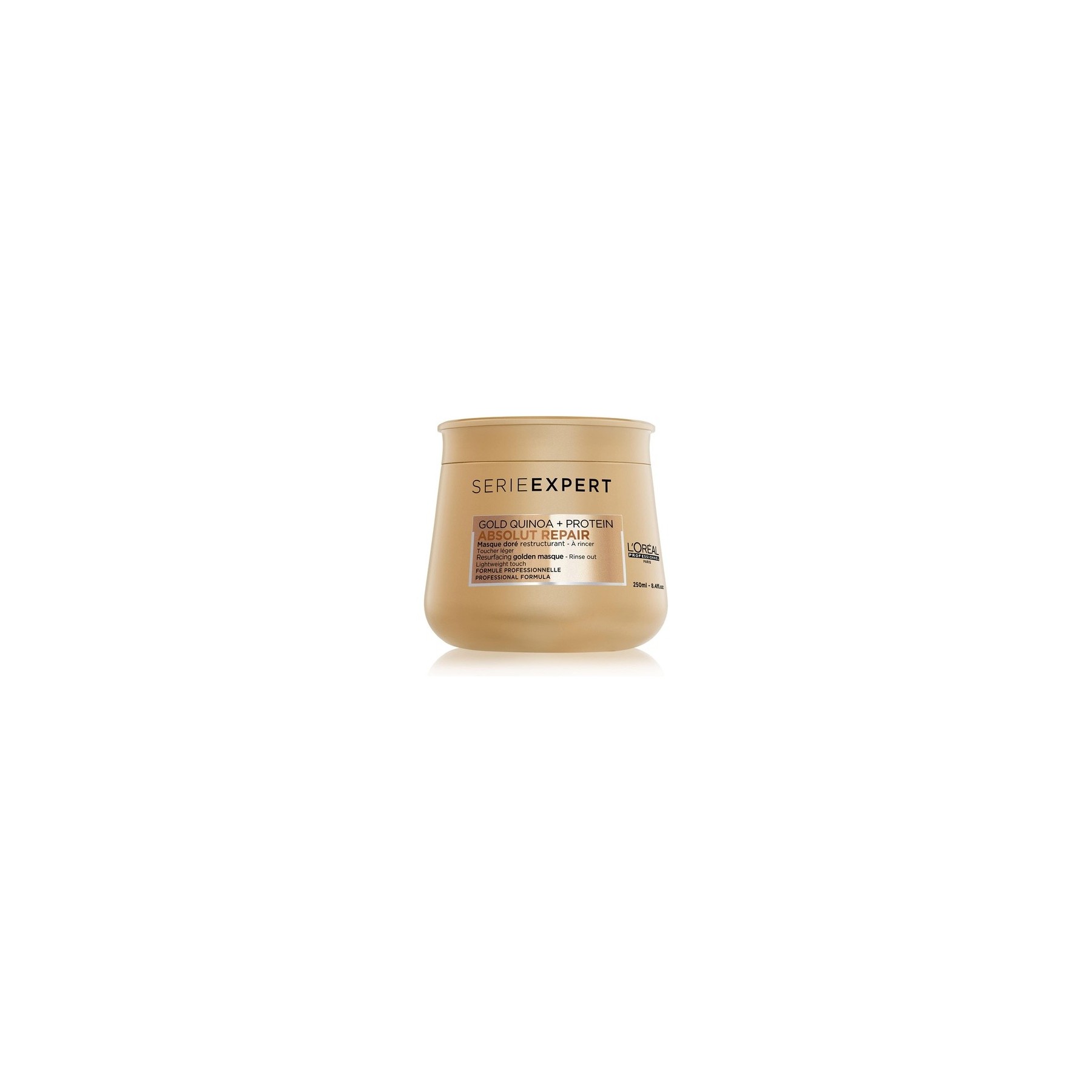 L'Oreal Professionnel Golden Lightweight Mask with Protein and Gold Quinoa for Fine-Medium Dry and Damaged Hair 250ml