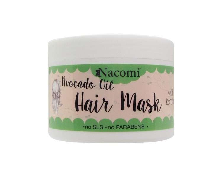 Nacomi Natural Avocado Oil Hair Mask with Keratin 200ml