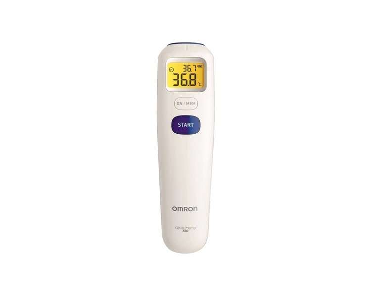 OMRON Gentle Temp 720 Digital Contactless Thermometer with Memory for Babies, Children, and Adults - Good Accuracy According to Stiftung Warentest 09/2021 - Forehead Thermometer