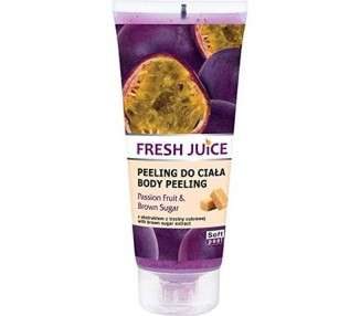 Green Pharmacy Fresh Juice Body Scrub with Passion Fruit and Brown Sugar Soft Peeling 200ml