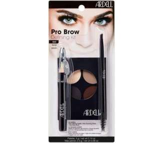 Ardell Brow Defining Kit with Eyebrow Powder, Care Stick, and Eyebrow Brush