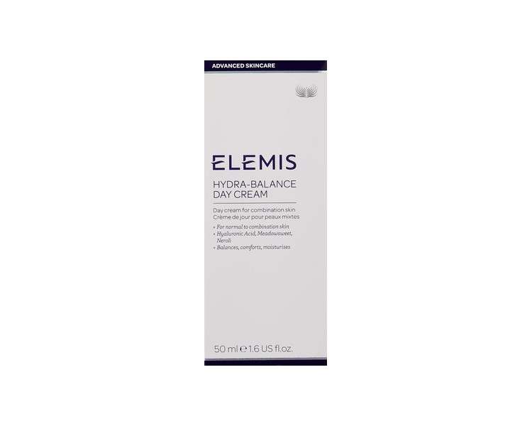 ELEMIS Hydra-Balance Day Cream Lightweight Moisturizer for Normal and Combination Skin 50ml
