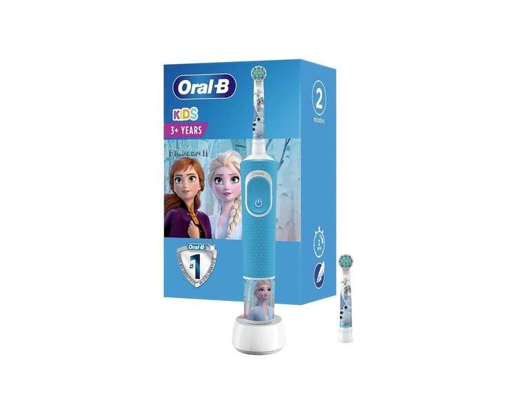 Oral-B Kids Rechargeable Electric Toothbrush by Braun Disney Frozen Handle Ages 3 and Up