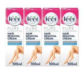 Veet Hair Removal Cream for Legs & Body Sensitive Skin 100ml
