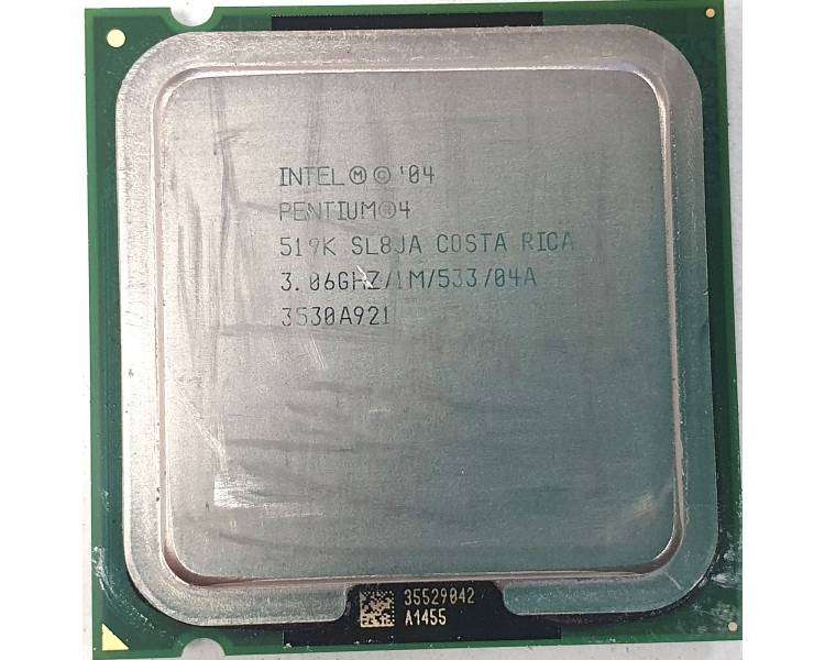 Procesador Intel Pentium 4, 3.06Ghz, 1M, 533, 04A, 3530A921, Costa Rica