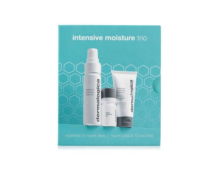 Dermalogica Intensive Trio Skin Kit + Moisture Trio 28ml + Cleanser 4ml + Phyto Replenish Oil