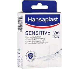 Hansaplast Sensitive Hypoallergenic Plaster 6cm x 2m