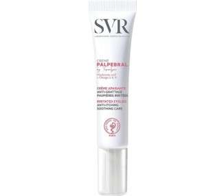 SVR PALPEBRAL Ultra-Soothing Eye Cream for Dry Hypersensitive Itchy Flaky Eyelids Prone to Irritation Eczema Blepharatis Steroid-Free Formula 15ml