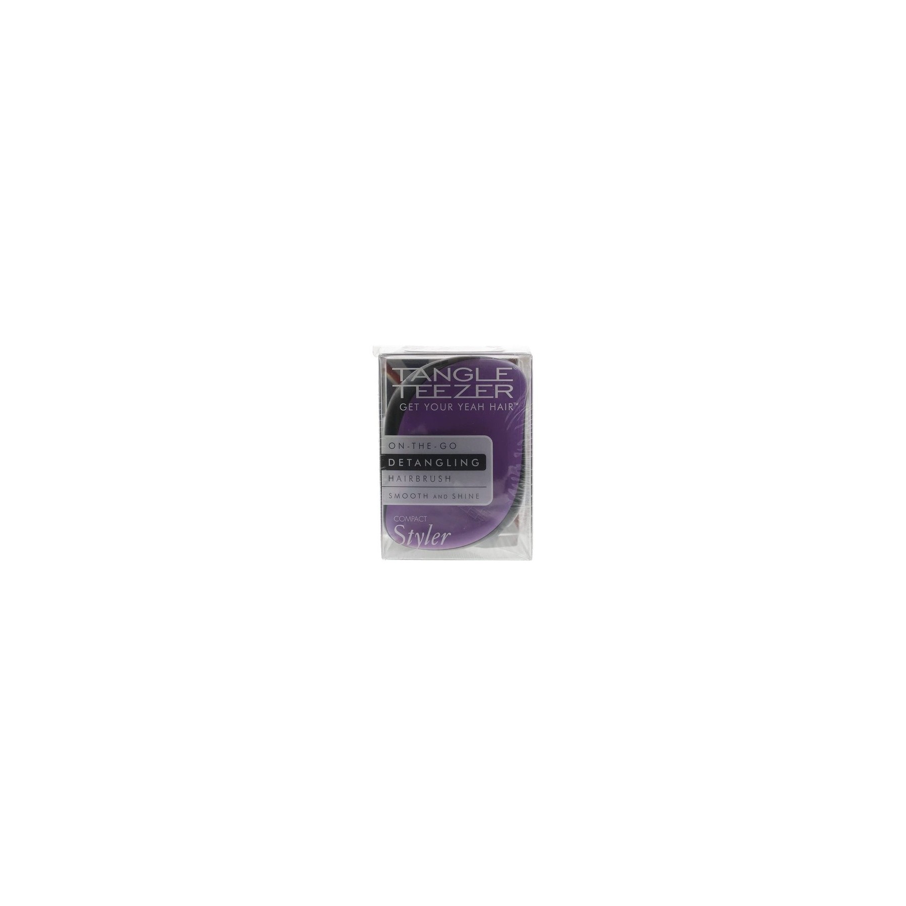 Tangle Teezer Compact Styler Detangling Hairbrush Black Violet