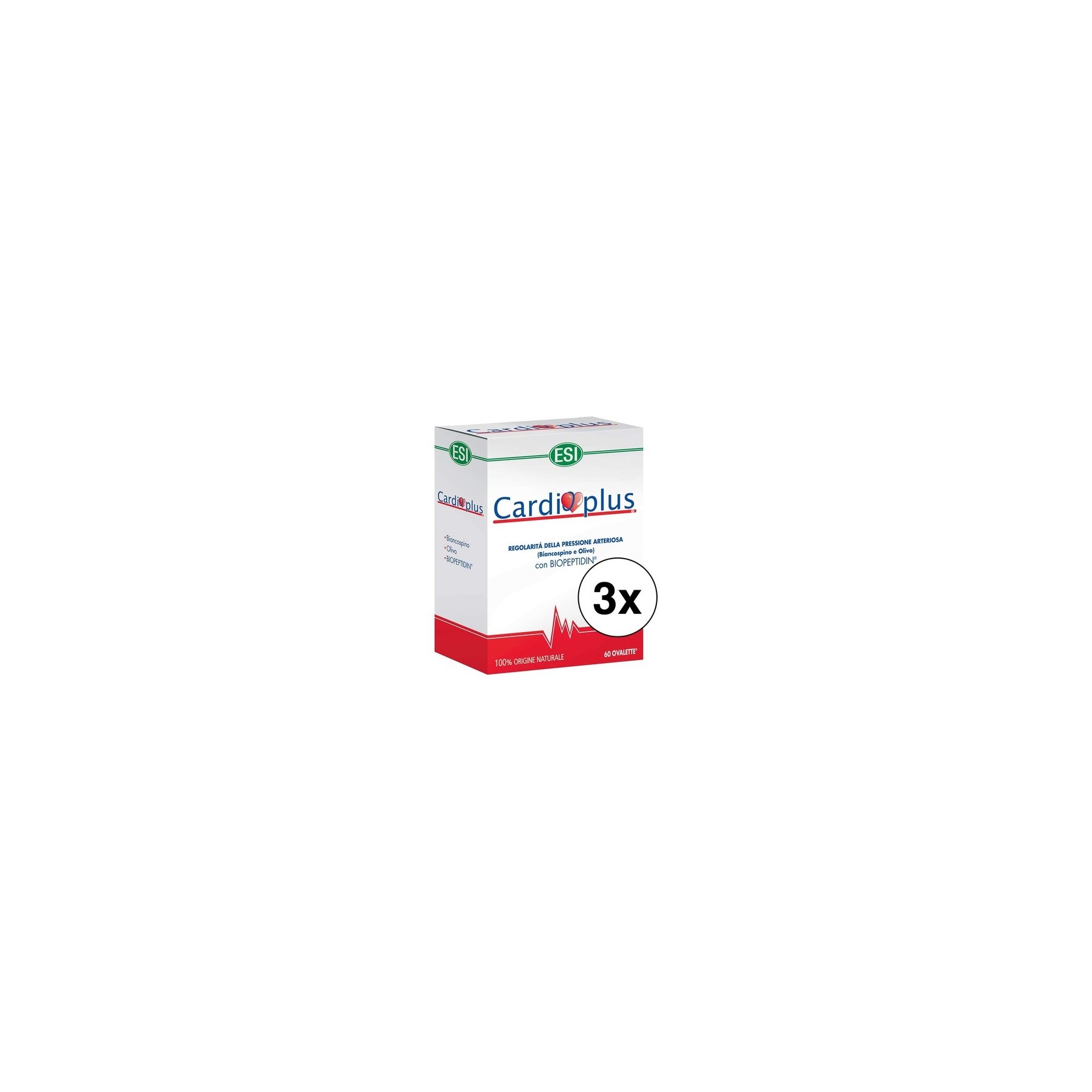3 Packs Esi Cardioplus 60 Ovalva 3 Packs Esi Cardioplus 60 Ovalva