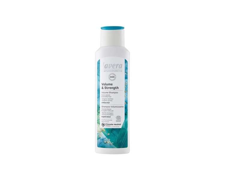 Lavera Volume and Strength Shampoo Hair Care Natural Cosmetics Vegan Certified 250ml