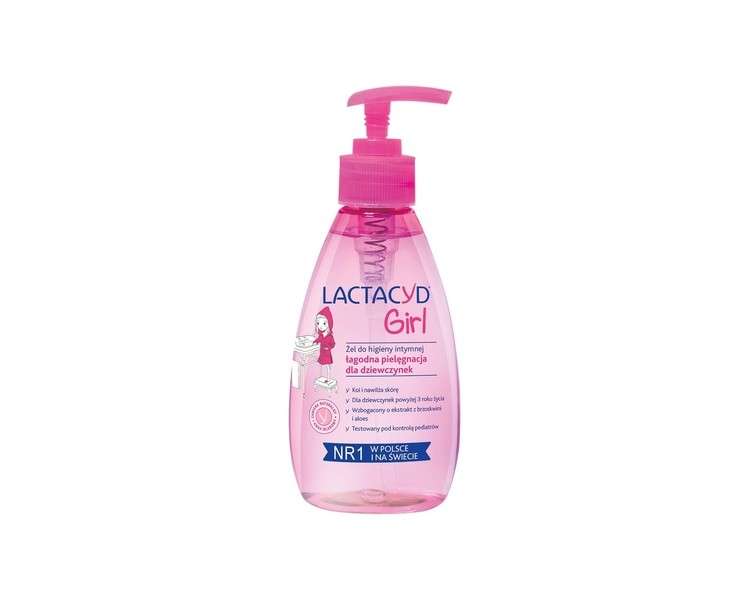 Lactacyd Girl Intimate Hygiene Gel Gentle Care for Girls 200ml Pump