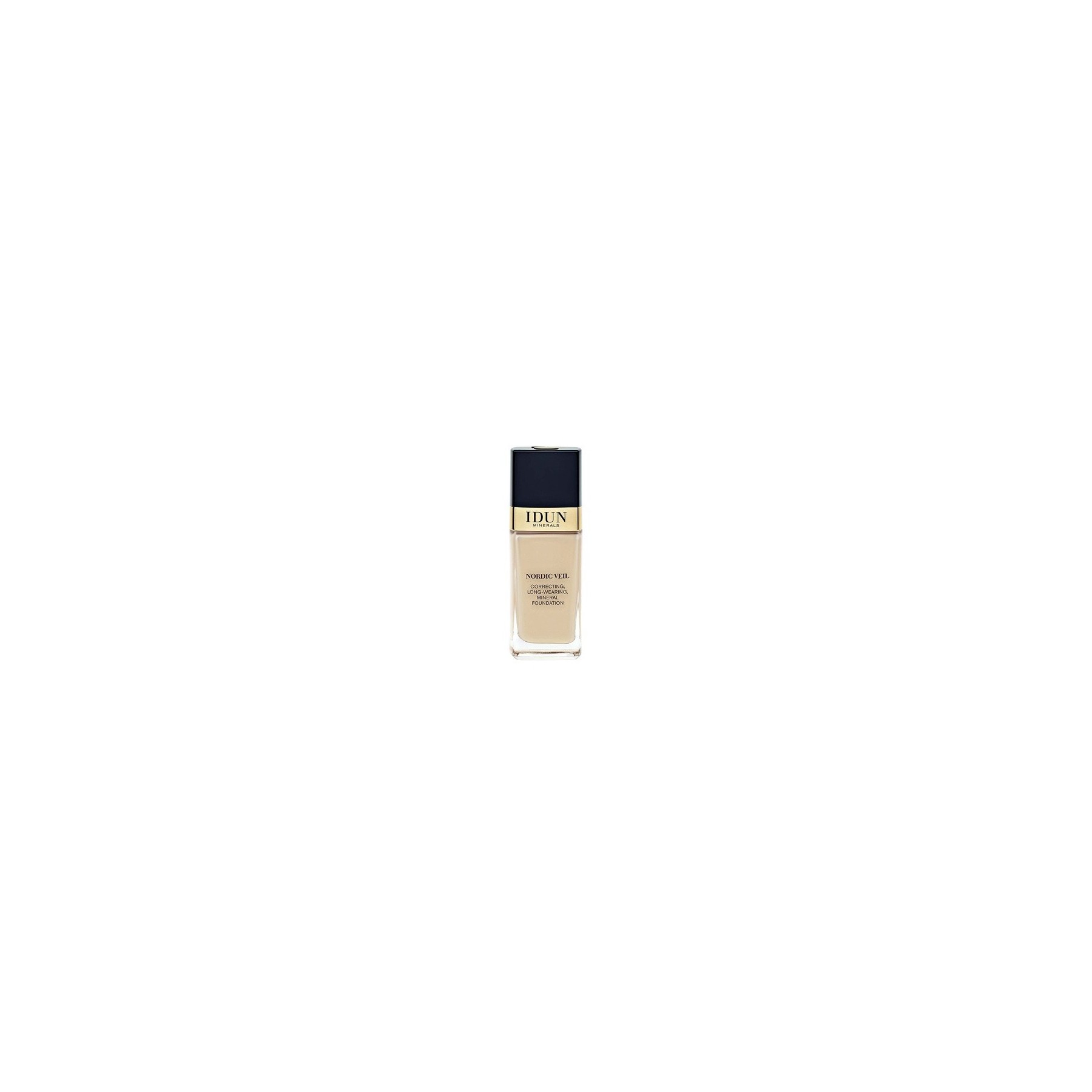 IDUN Minerals Nordic Veil Liquid Foundation Freja Full Coverage Matte Finish 0.87oz Warm Light