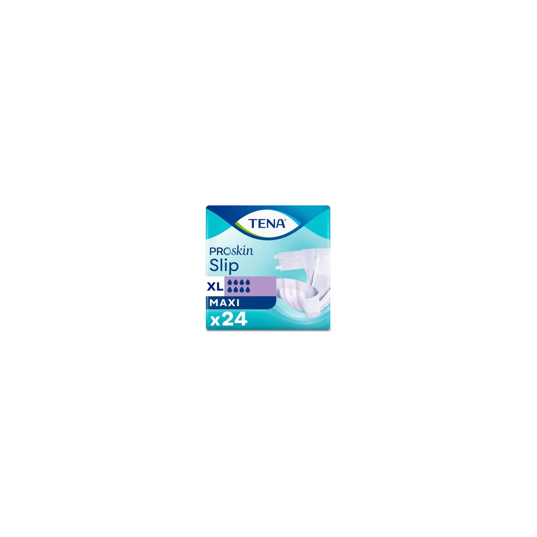Tena Proskin Maxi Incontinence Slip Size XL 24 Pieces - Pack of 24