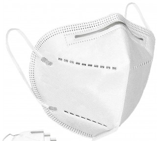 Pacl 10 Mascarillas Infantil KN95 Autofiltrantes KN95 Superior a FFP2 Niños