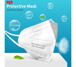 Pack 10X Mascarilla Ffp2 Higienicas Homologada Adulto, Mascarillas Fpp2