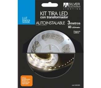 Kit tira led silver electronics 300