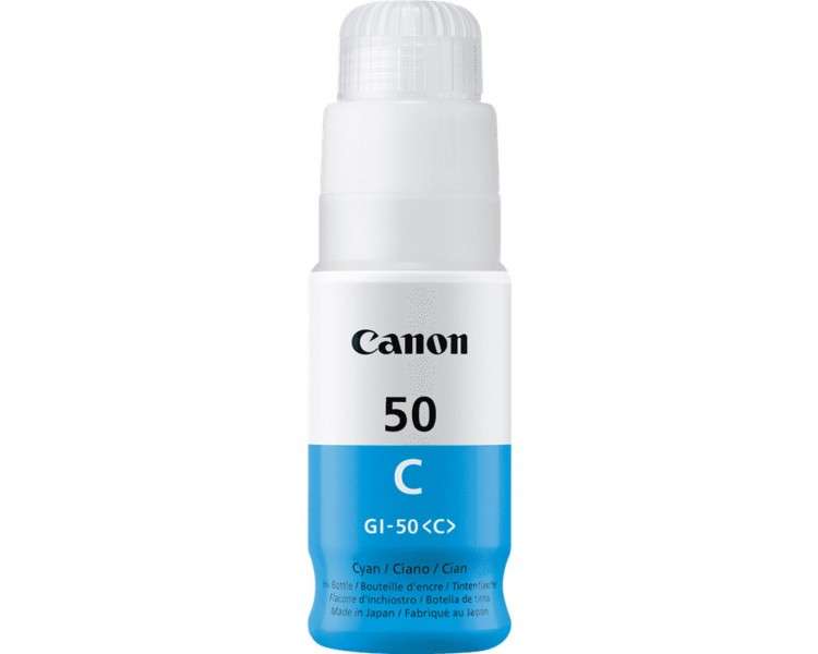 Botella tinta canon gi - 50c cian 7700