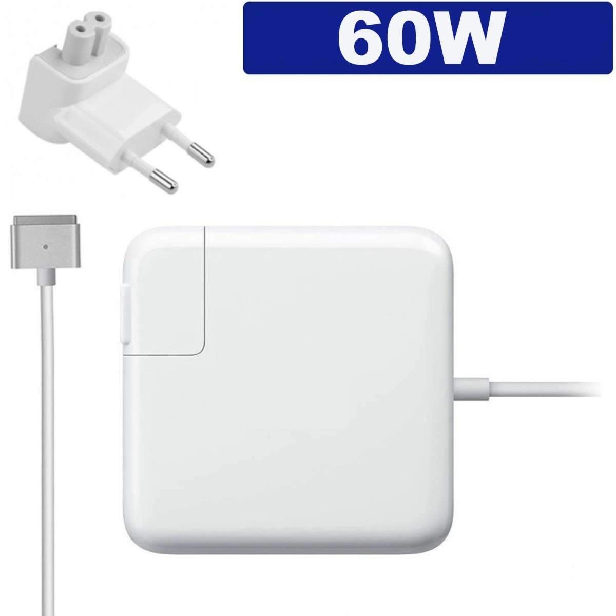 ✓ Chargeur pour MacBook MagSafe 2, 60W, pour Apple MacBook Pro Reti