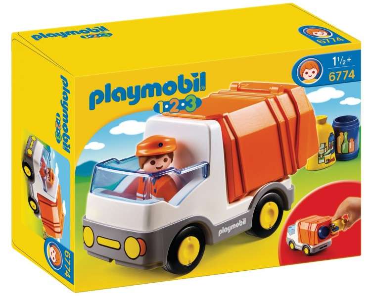 Playmobil 1.2.3 camion basura