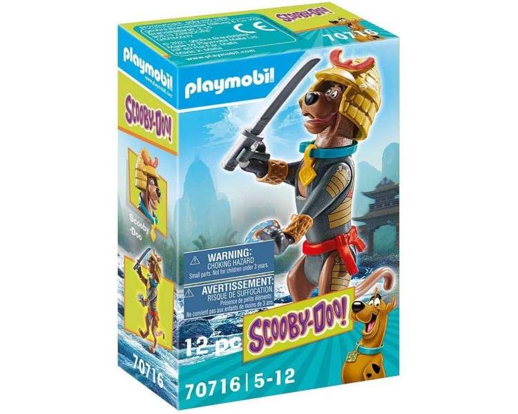 Playmobil scooby - doo! figura coleccionable samurai