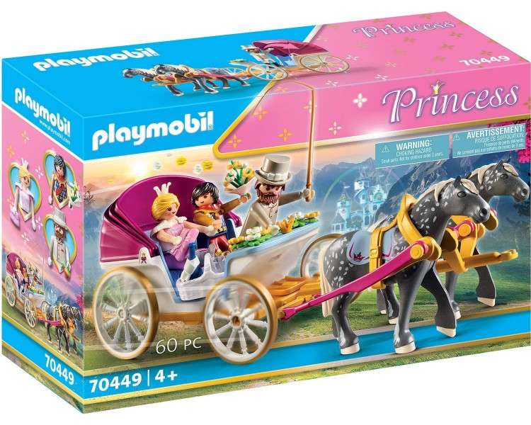 Playmobil carruaje romantico tirado por caballos