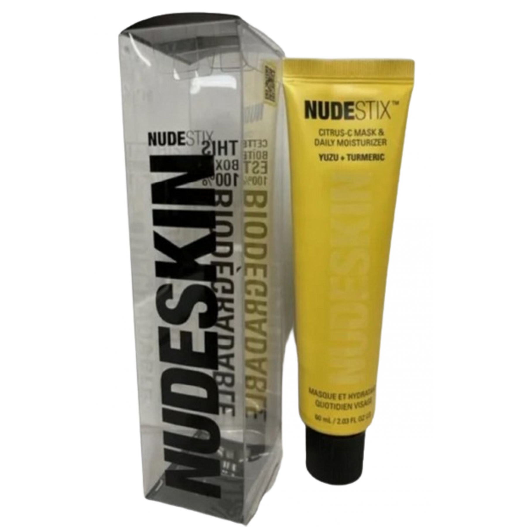 NUDESTIX Nudeskin Citrus-C Mask + Daily Moisturizer 2.03oz 60ml Sealed NIB