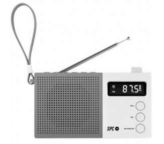 Radio despertador spc jetty max blanco