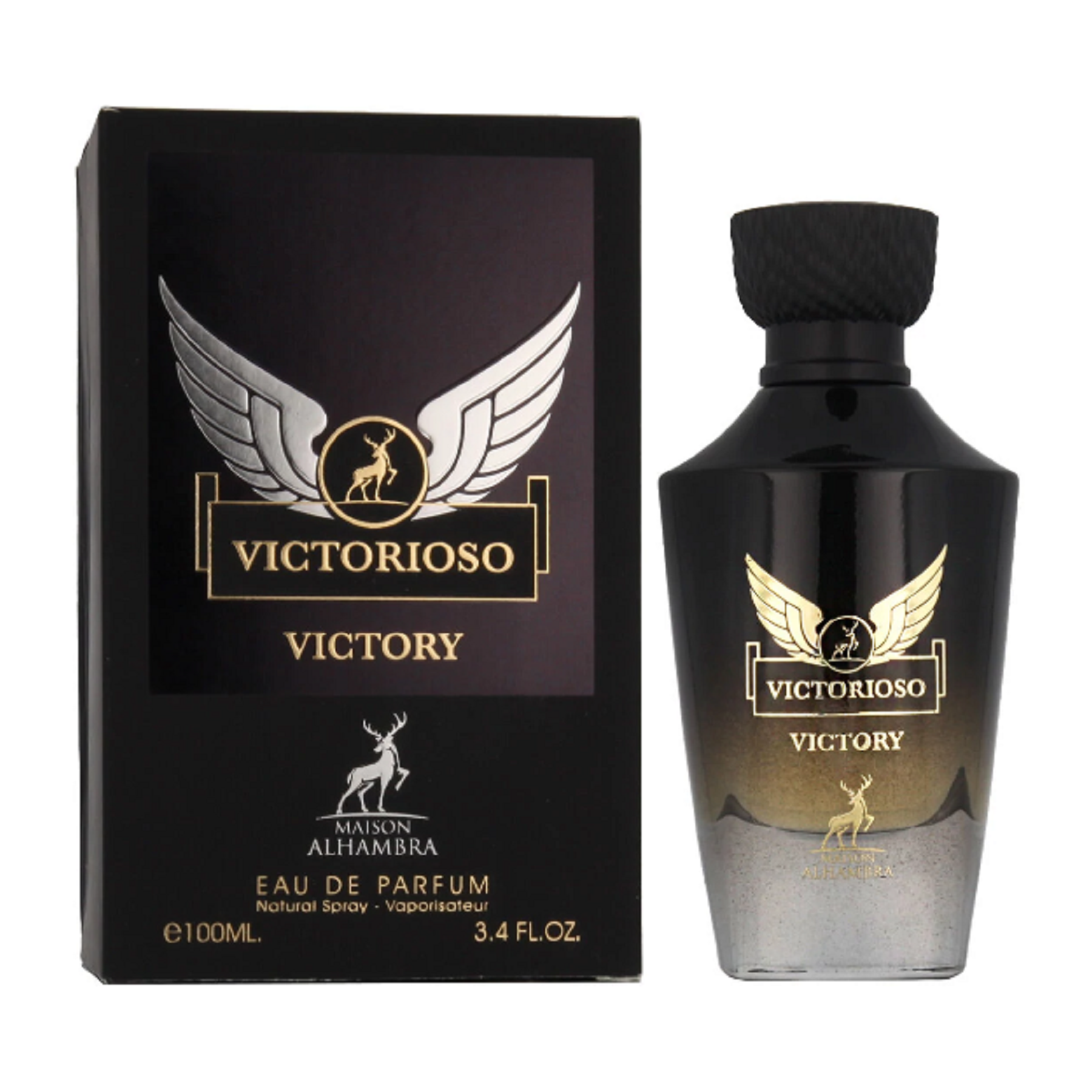 Alhambra Victorioso Victory Eau de Perfume for Men 3.4 oz