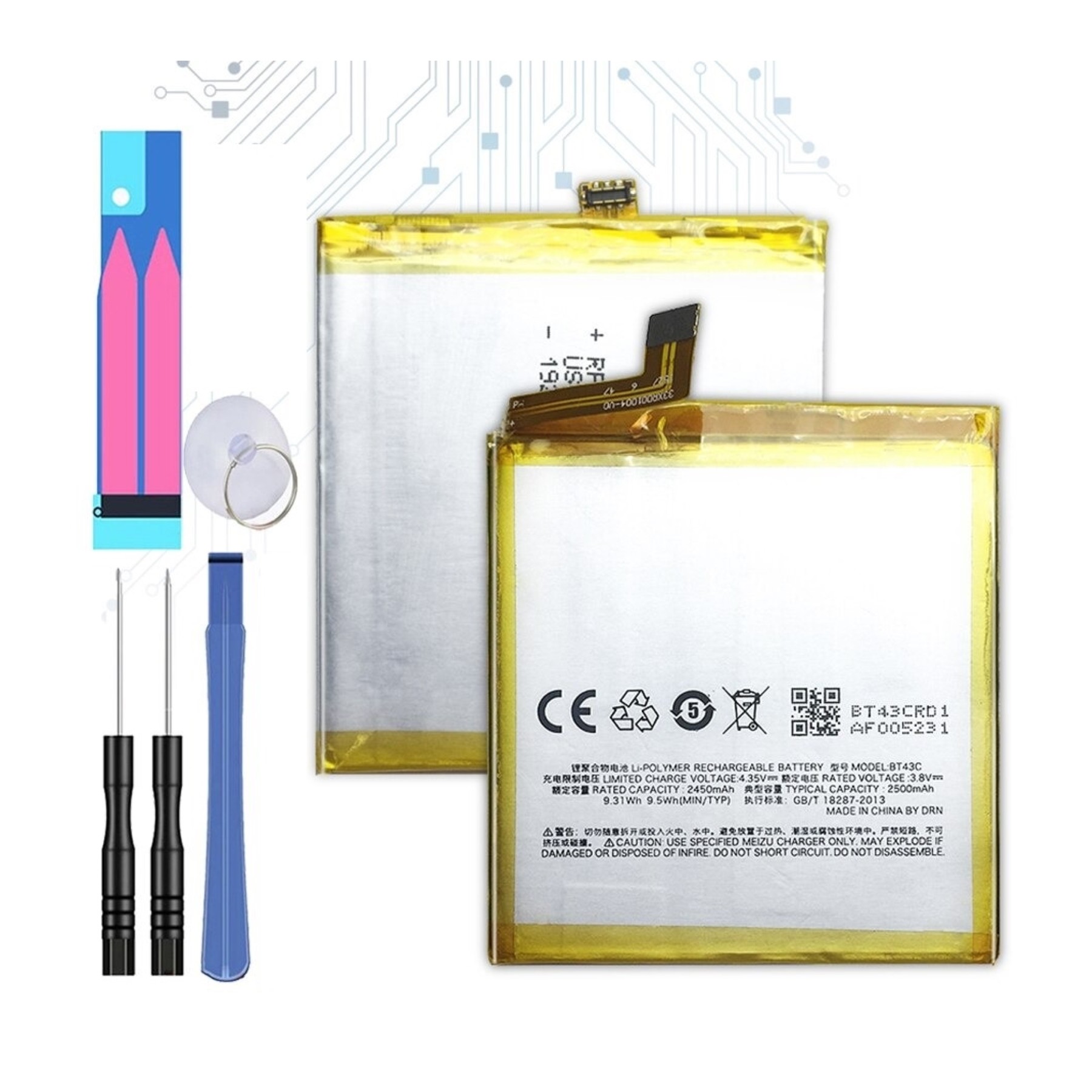 Bateria Para Meizu Meilan 2, M2 Mini, Mpn Original: Bt43C