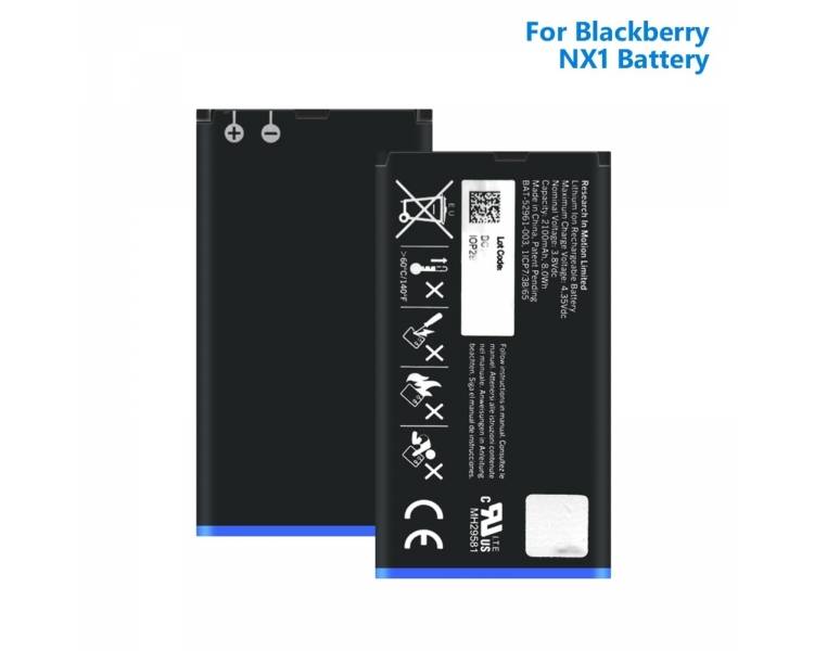 Batería Para Blackberry Q10 N-X1 Nx-1, MPN Original: NX1