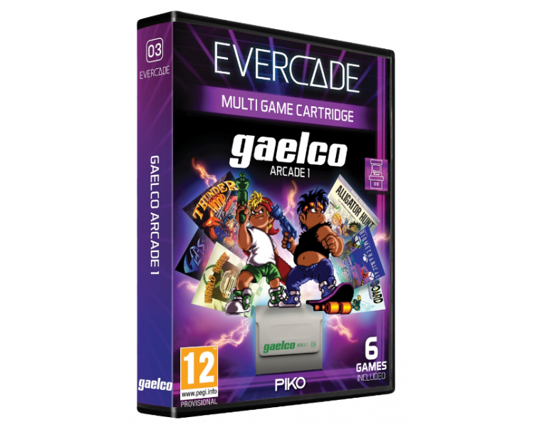 Blaze Evercade Gaelco (Piko) Arcade Cartridge 1, EFIGS Juego para BLAZE TAB Plus [ PAL ESPAÑA ]