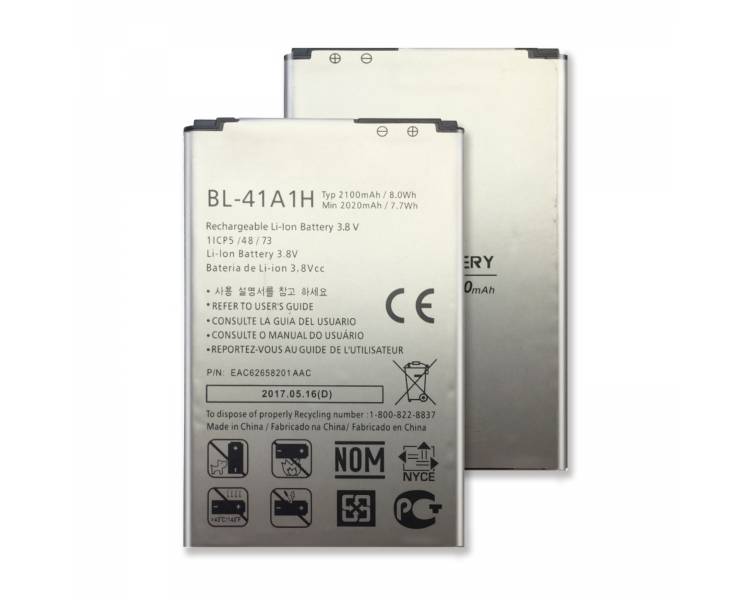 Bateria Bl-41A1H Original Para Lg Optimus F60 D390N