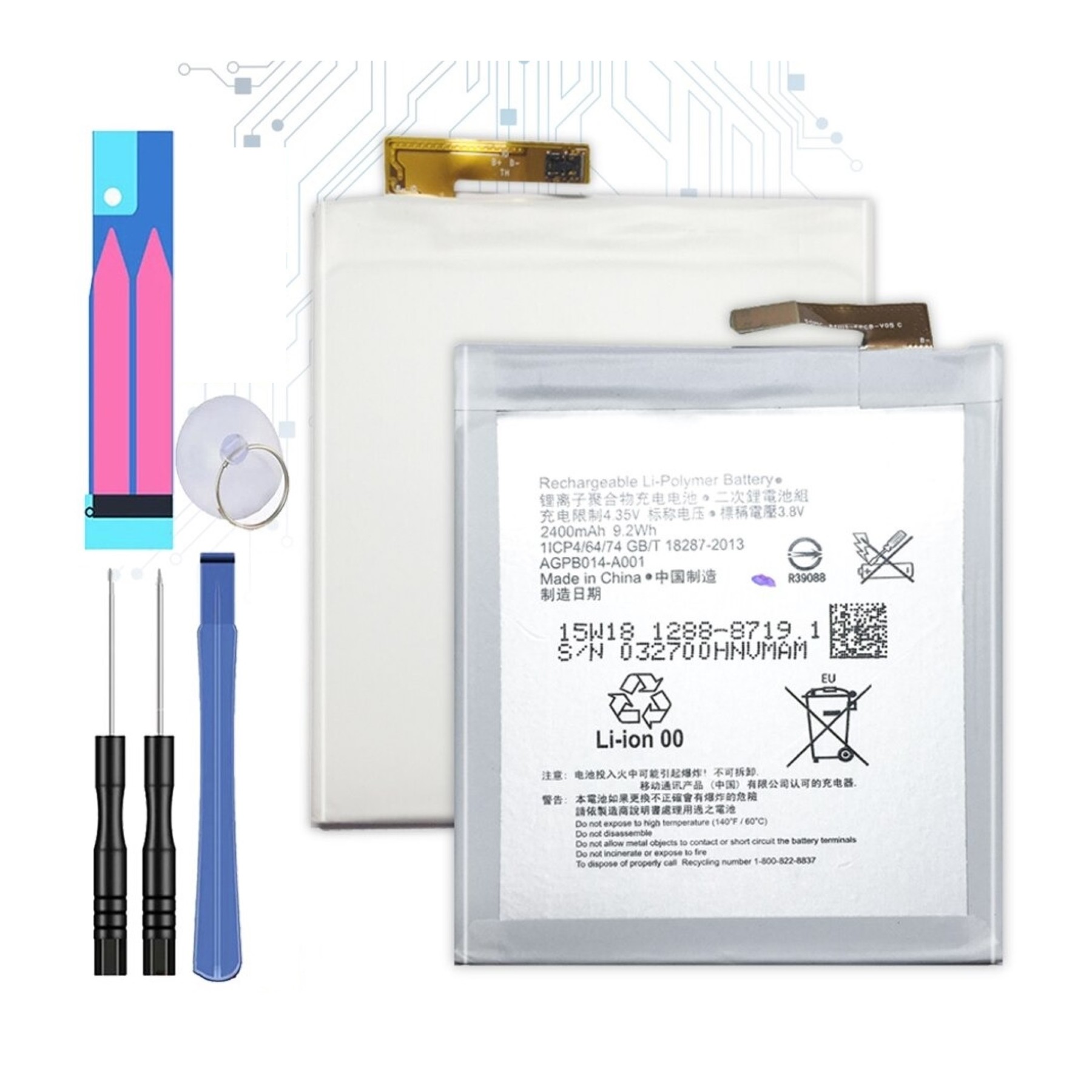 Bateria Lis1576Erpc Original Para Sony Xperia M4 Aqua E2303 E2306 E2656