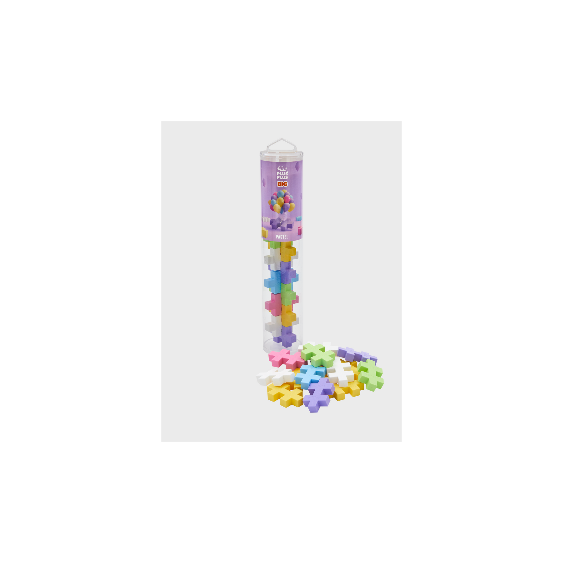 Plus-Plus - BIG Pastel / 15pcs Tube (3225)