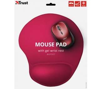 TRUST BIGFOOT MOUSE PAD RED (ROJO)