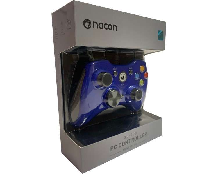 NACON PC GAMING CONTROLLER GC-100 BLUE (AZUL) (WINDOWS 7/8/10)