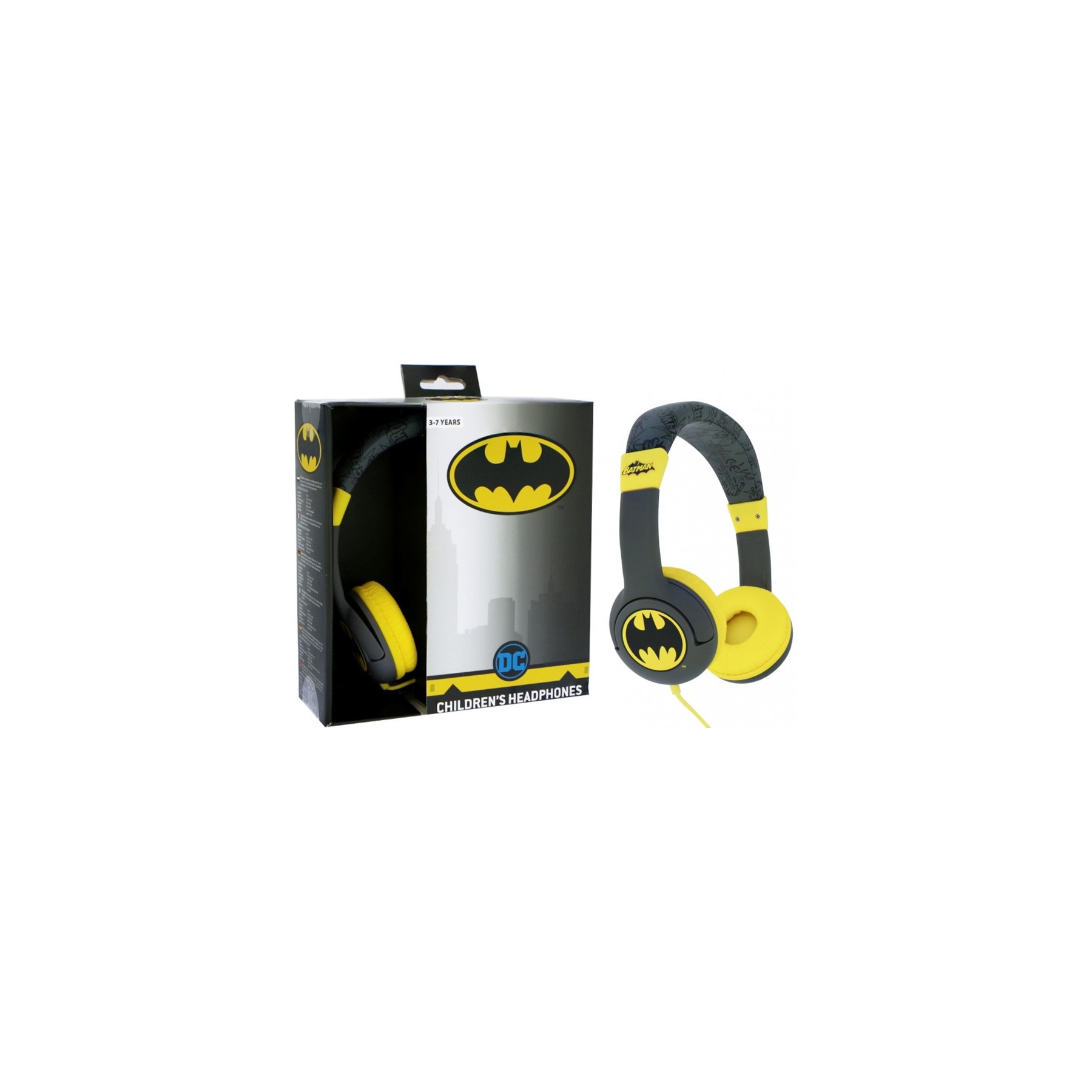 OTL WIRED HEADPHONES DC BATMAN (PS4/XBOX/SWITCH/MOVIL/TABLET)