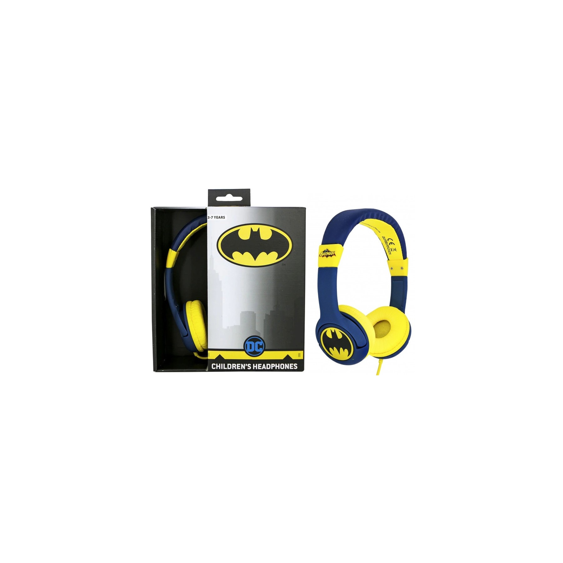 OTL WIRED HEADPHONE BATMAN MURCIELAGO (PS4/XBOX/SWITCH/MOVIL/TABLET) (3-7 AÑOS)