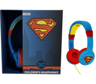 OTL WIRED HEADPHONES SUPERMAN (PS4/XBOX/SWITCH/MOVIL/TABLET) (3-7 AÑOS)