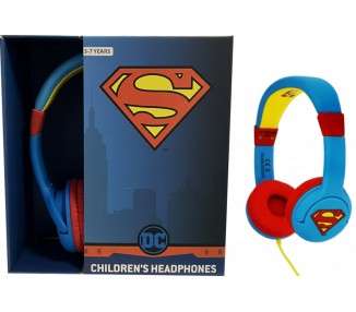 OTL WIRED HEADPHONES SUPERMAN (PS4/XBOX/SWITCH/MOVIL/TABLET) (3-7 AÑOS)
