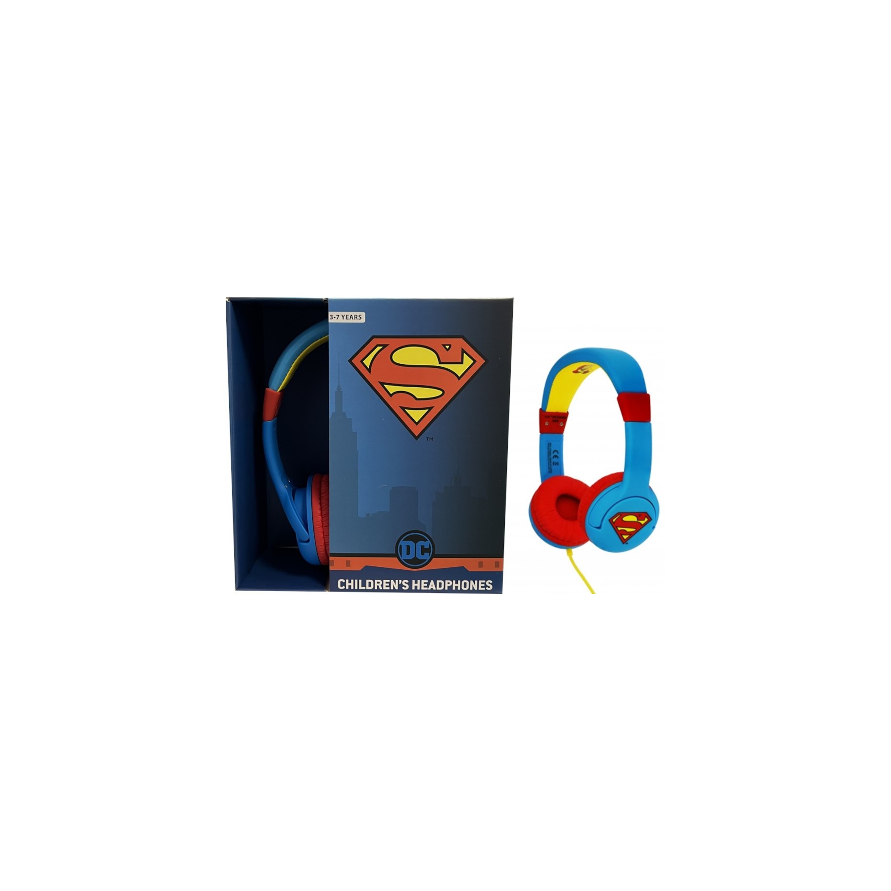 OTL WIRED HEADPHONES SUPERMAN (PS4/XBOX/SWITCH/MOVIL/TABLET) (3-7 AÑOS)