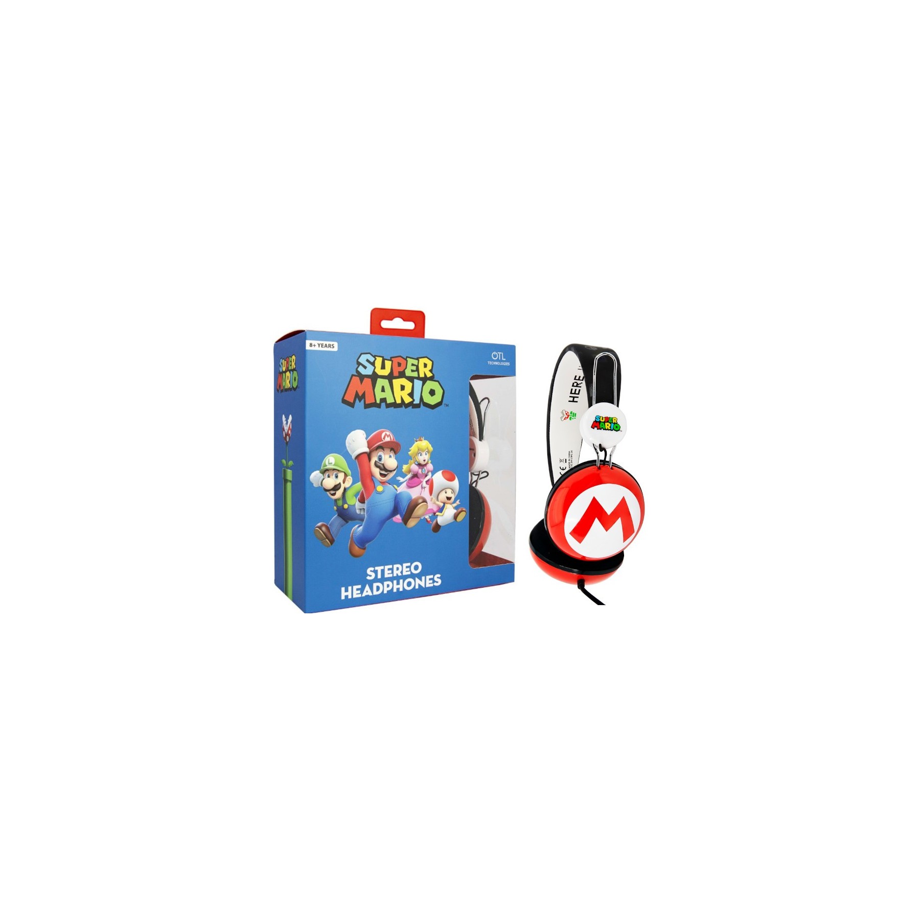 OTL STEREO HEADPHONE SUPER MARIO 3.5 MM (SWITCH/MOVIL/TABLET)
